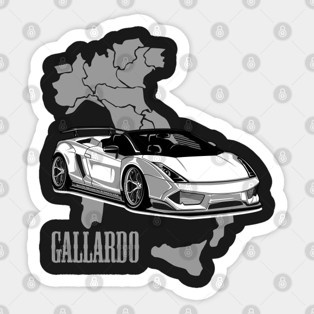 Lamborghini Gallardo Sticker by aredie19